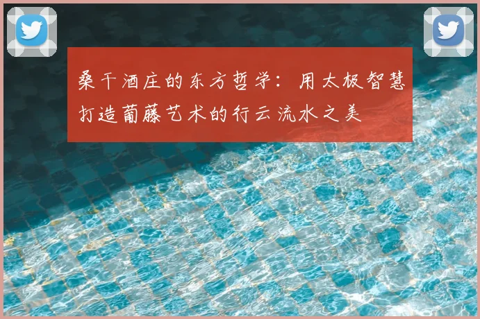 桑干酒庄的东方哲学：用太极智慧打造葡藤艺术的行云流水之美